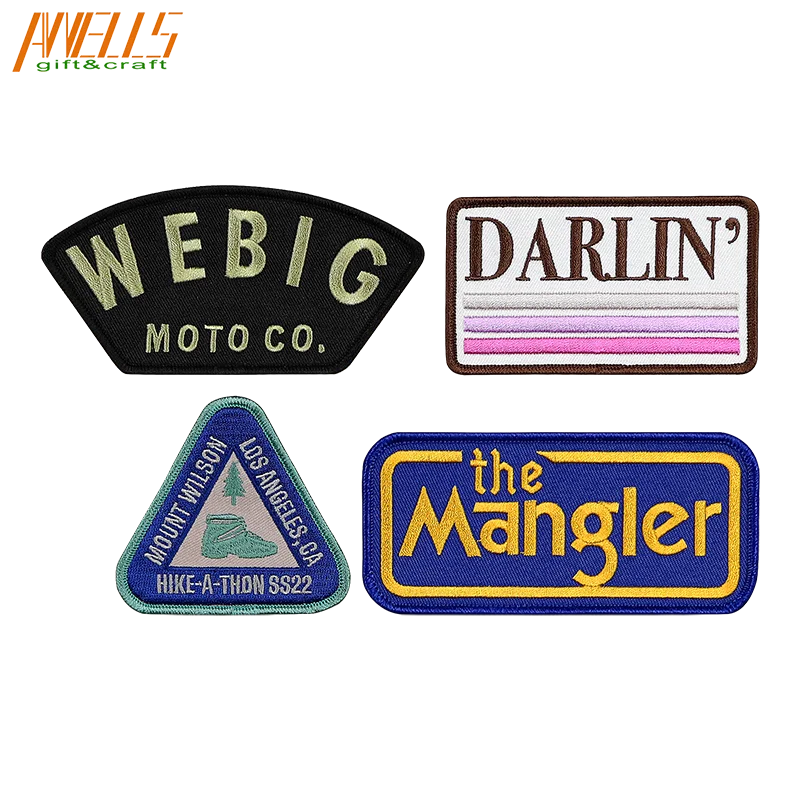 Personalized Scouting Carnival Associations Individuals Logo Embroidered Twill Fabric AWELLS Brand Patch Badge for Clothes