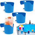 Plastic Pool Cup Holder No Spills Pool Drink Holder Round Poolside Cup Holder for Above Ground Pools