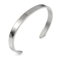 2025 Label Cuff Matte Stainless Steel Bracelets Bangles Silver Color and Color Jewelry for Women