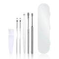 Professional Ear Spoon Set Cleaning Stainless Steel 6Pcs Ear Pick Remover Tool Set for Ear