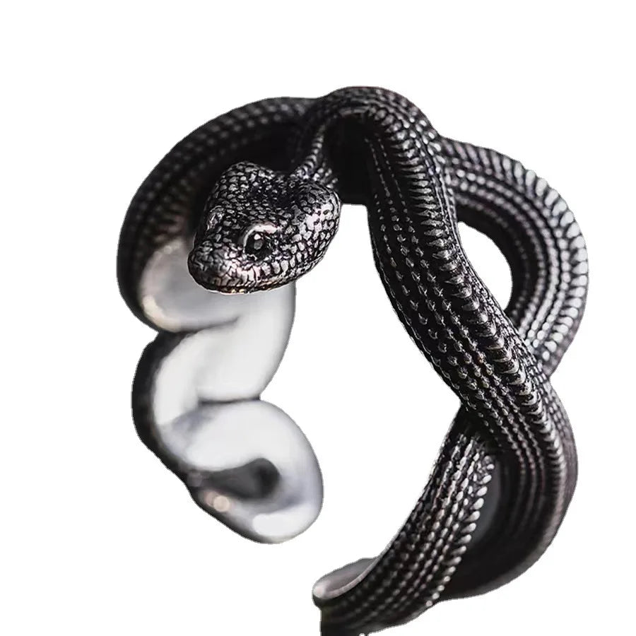 AA00018 New Snake Ring Chinese Handmade Men's Ring National Trend Necklace Pendant Jewelry Factory Outlet