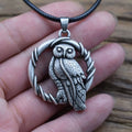 Viking Celtics Animal Pendant Owl Necklace for Christmas Gift