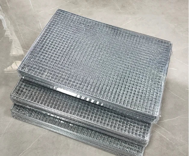 Outdoor Reusable Rectangular Stainless Steel BBQ Grill Durable Metal Mesh Net Non-Stick Heat Resistant Features Customizable