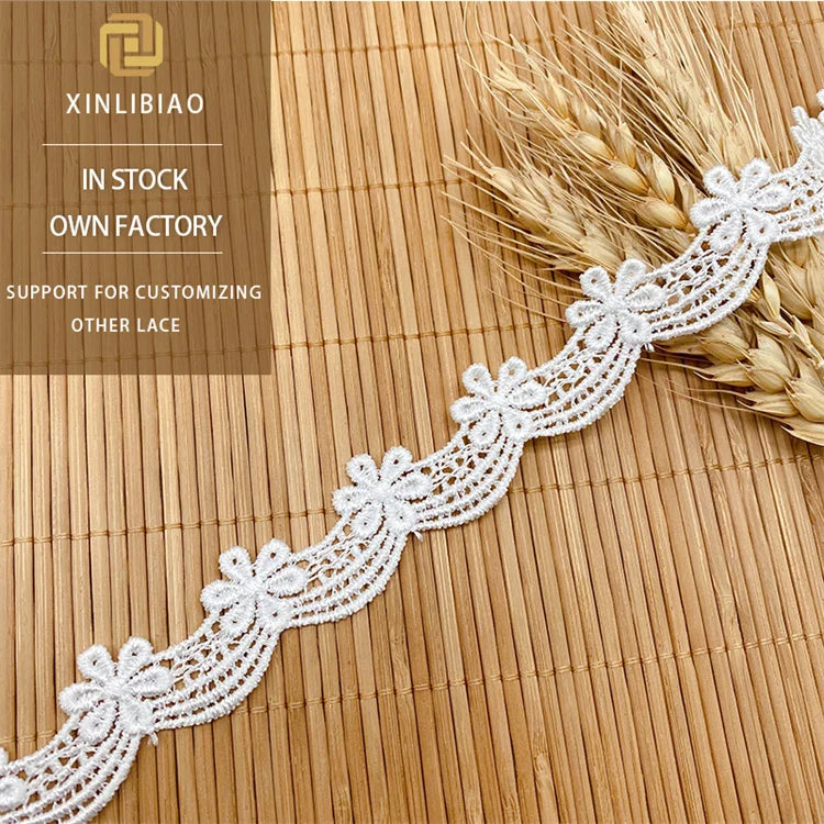 Clothing Lace Accessories Wedding Dress Headpieces Polyester Lace Water-soluble Embroidery Multi-color Lace Edging Shoes
