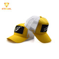 2024 Summer Adjustable Cotton Mesh Herringbone Jersey Trucker Caps Custom Embroidery Patch-Performance Cycling Beach Hip Hop