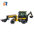 2023 New Model Euro 5 Backhoe Loader Factory Price Telescopic Boom Mini Tractopelle Backhoe Loader