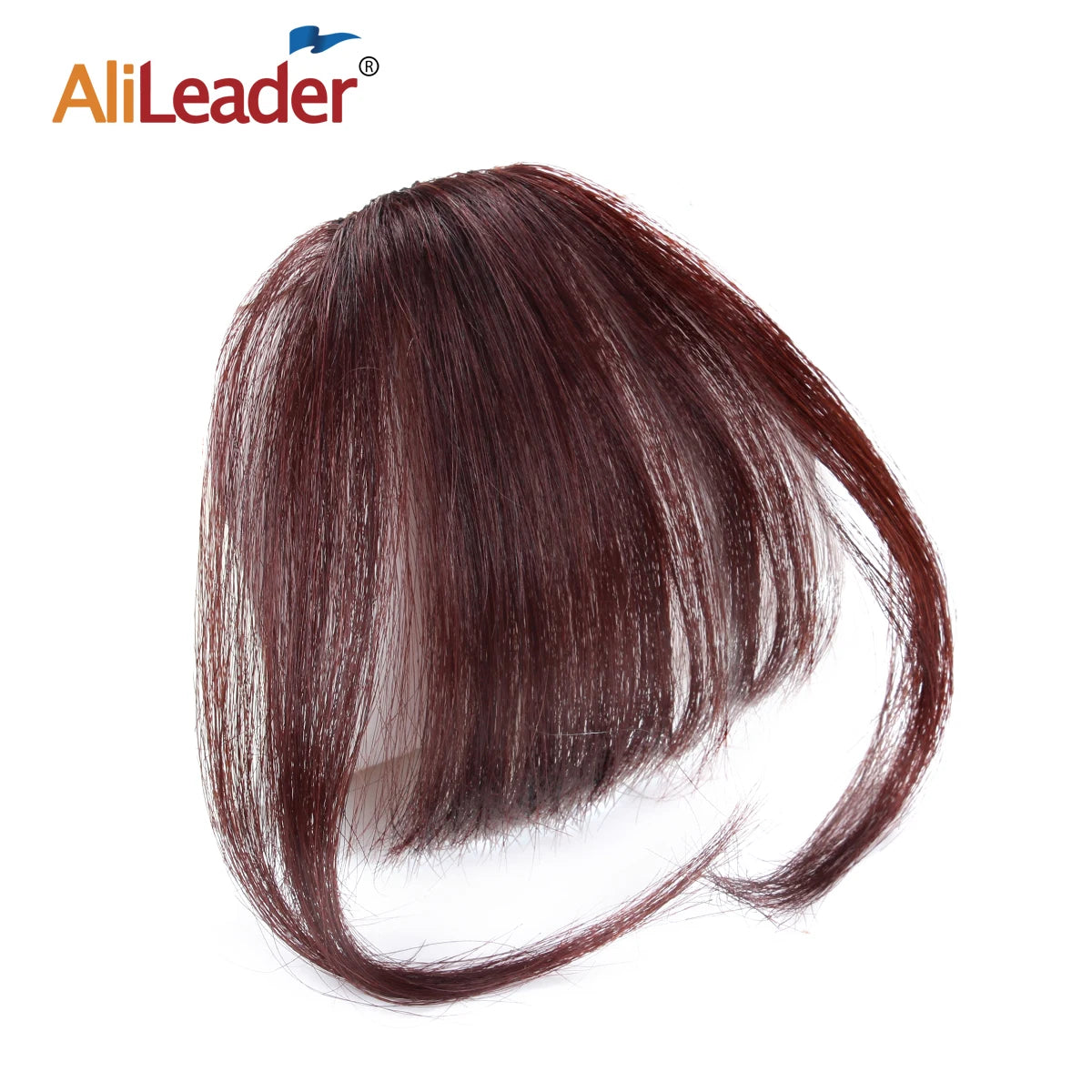 AliLeader Clip in Bangs Hand Tied Human Hair Bangs Fringe for Girls MegaBDM
