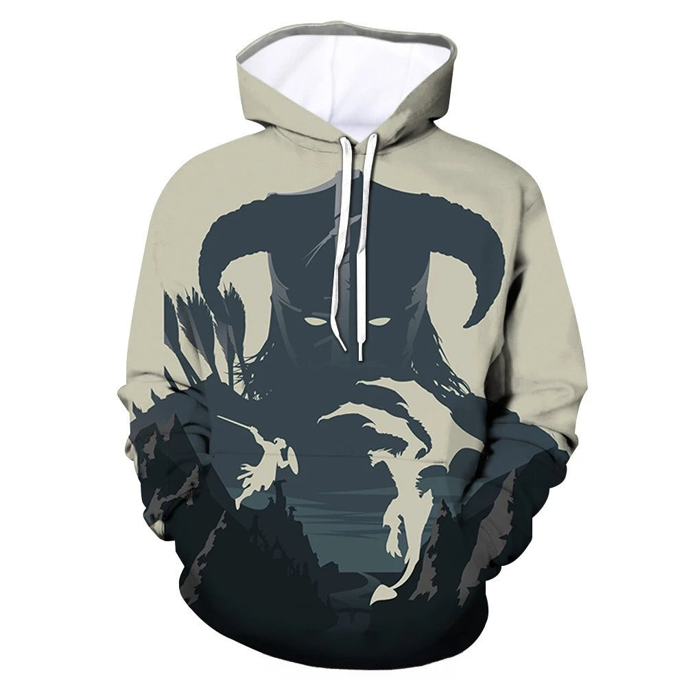 Fitspi Wholesale 3d Sweatshirt Digital Printing Long Sleeve Pullover Hoodies Cosplay Anime Peripheral Clothes