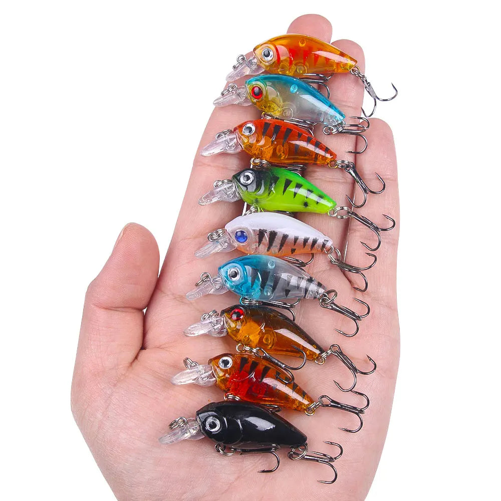 Fishing Tackle Retail Quality Topwater Deep Diving Crankbait Hard Artificial Bait