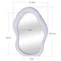 20*30cm New Design Simple Irregular Mirror Living Room Frame Wall Hanging Mirror Wall Hanging Table Mirror