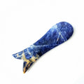 Diy Factory Price Massager GuaSha ToolSodalite Gua Sha face scraper for Body And Face Massager With Box skin care & tools