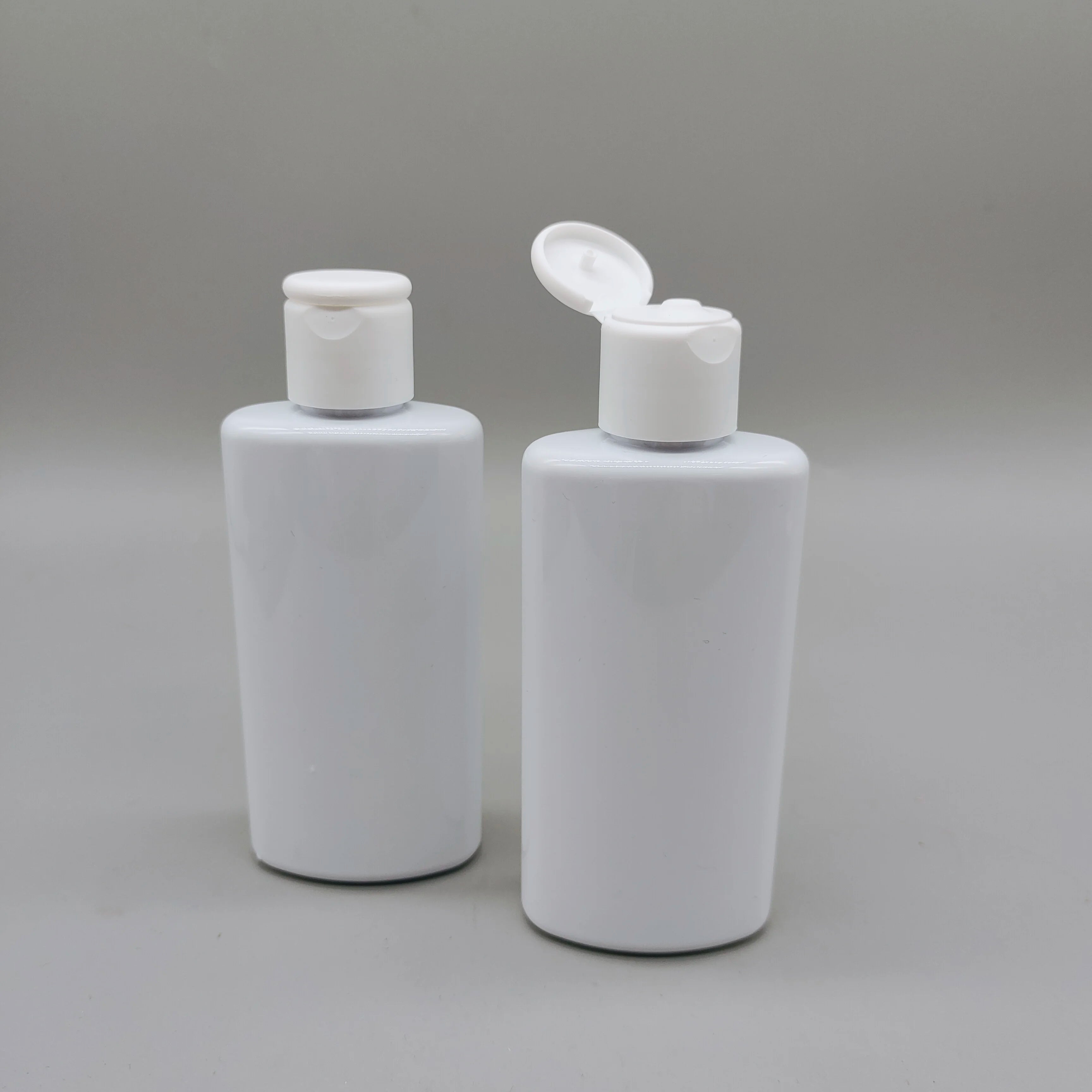 PET 60ml Shampoo Laundry Detergent Empty Plastic Bottle with Screen Printing Easy Open End for Lotion Skin Care Serum