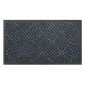 Front Indoor Entrance Floormat Outdoor Polyester Double Stripe Rib Doormat Antislip Anti slip Floor Door Mat for Home