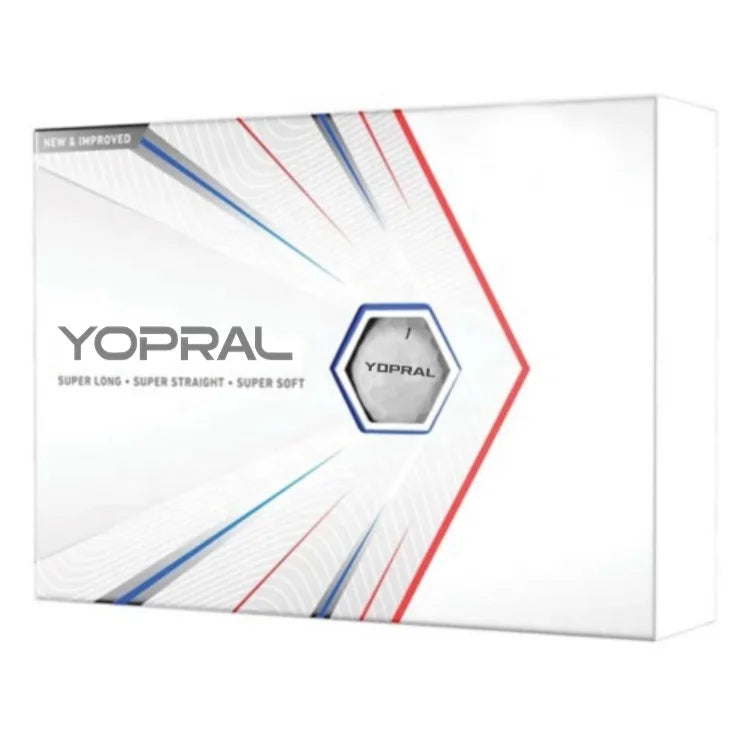 OEM Factory Direct Customized Yopral Golf Foam Balls with Urethane Cover Two Piece Construction 80-90 Hardness Custom Logo