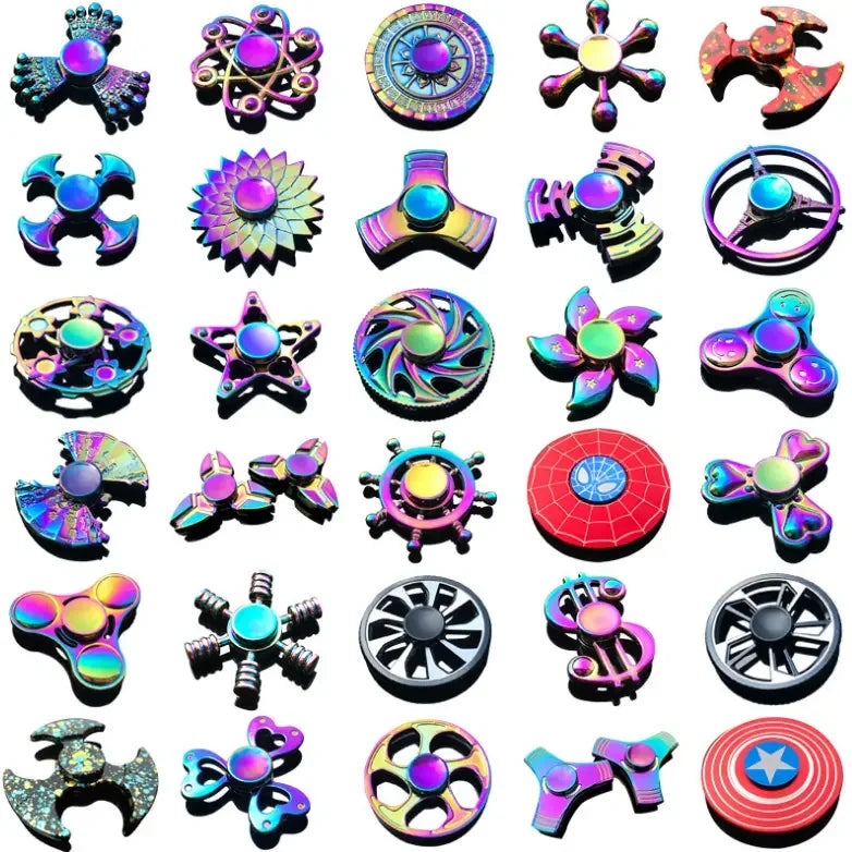 New Arrival Promotional Toys Fidget Spinners Metal Hand Spinner for Adults and Kids Stress Anxiety Fidgets Finger Spinner Toys