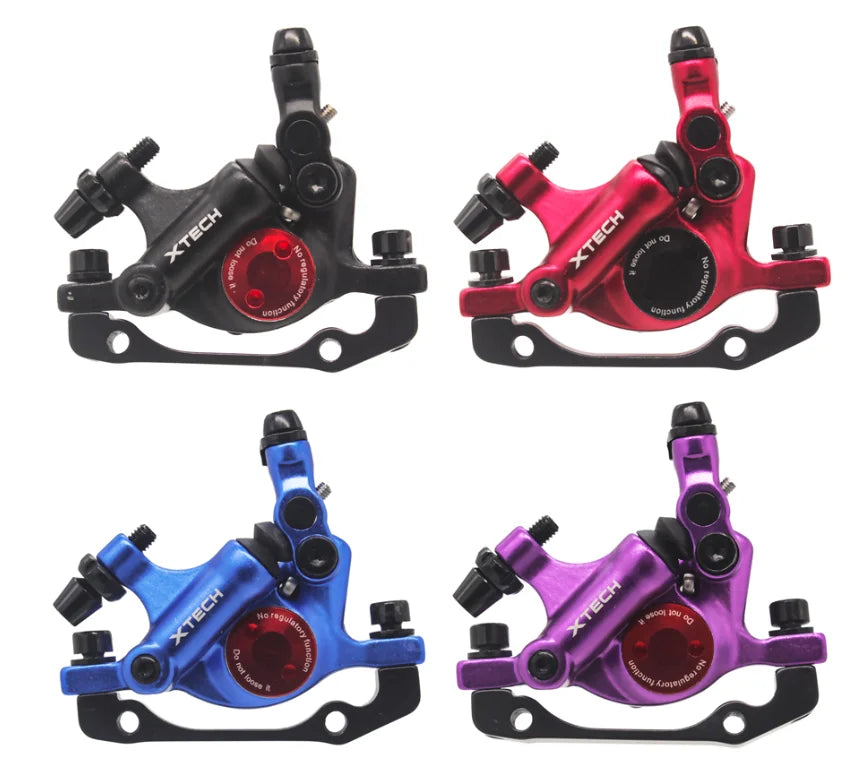 New Image ZOOM XTECH HB100 MTB Line Pulling Hydraulic Disc Brake Calipers Rotors 120/140 for M365 Electric Scooter