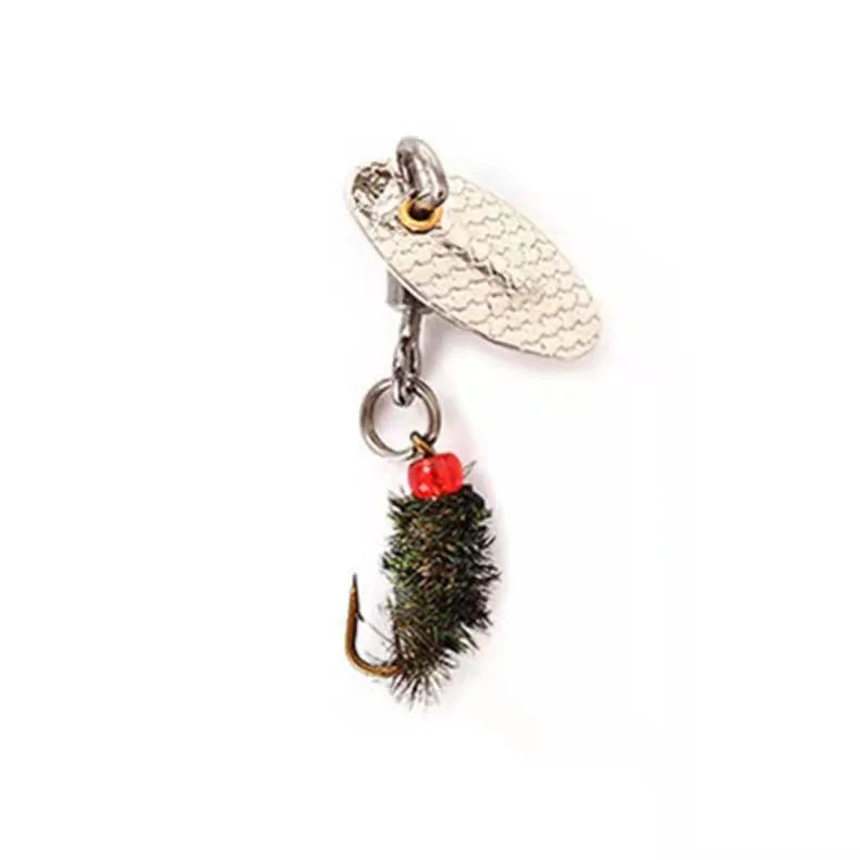 Fly Tying Bass Trout Spinner Metal Lure Sea Fishing Metal Lure Salt Water Fishing Wobbler Metal Baits Spinner Bait Bass Lure