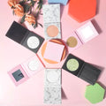 Makeup Wholesale High Pigment 6 Color Pressed Powder Private Label Pink Package Shimmer Single Highlighter Palette