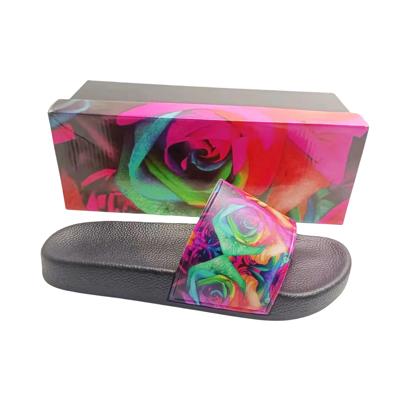 PVC & EVA Men's Sandals Design Flat Slides Lady Luxury Designer Logo Slides for Women and Men Plus Size Slides Slippers