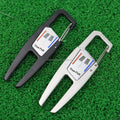 Golf Divot Tool Golf Putting Green Fork Zinc Alloy Divot Repair Tool Pitch Groove Cleaner Pitchforks Golf Accessories