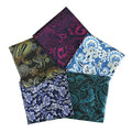 Custom Paisley Handkerchief Polyester Pocket Squares for Men Luxury Men Pocket Handkerchief