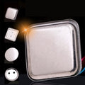 Custom Metal Printing Security Square Shape Name 40mm Pin Tin Button Badge for Gifts