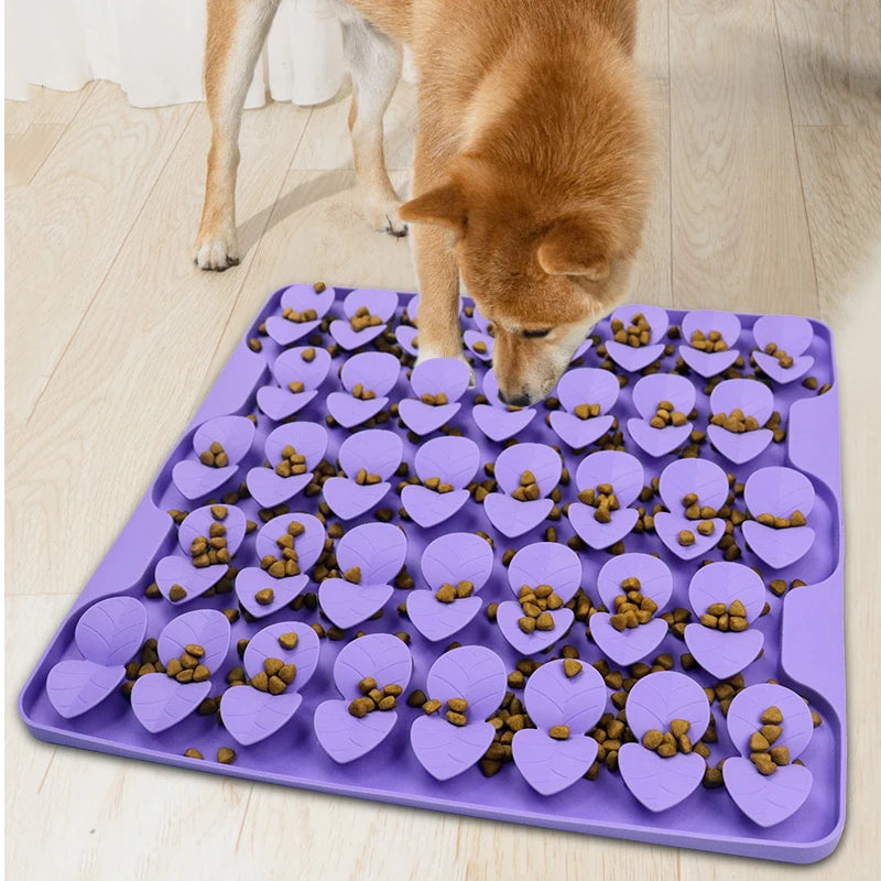 Pet Supplies Soft Silicone Snuffle Mat Dog Toy Sniffing Pad Cat Slow Food Lick Pad Food Bowl Dog Snuffle Mat