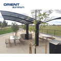 Modern Single Double Slope Cantilever Aluminum Carport Sun Shade Polycarbonate  Aluminium Carports
