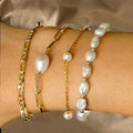 RINNTIN 2024 Summer Bracelets Women S925 Sterling Silver Chain Fine Jewelry Bracelets Bangles Freshwater Pearl Bracelet