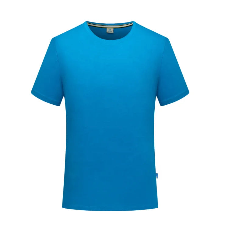 Wholesale Men's Short Sleeve Chest Pocket Customized Printing & Embroidery Logo O Neck T Shirts