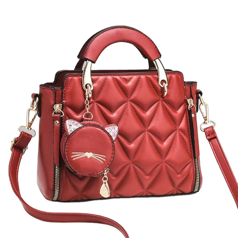 2022 New Comfortable and Beautiful Large Capacity Women's Handbag Casual Style With Zipper Closure and PU Lining Handbags16368