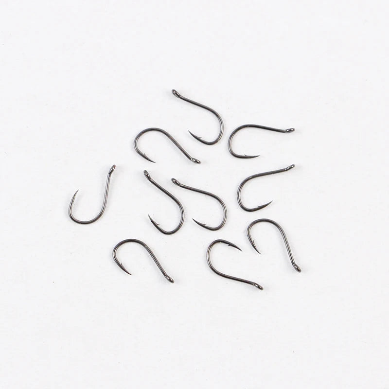 Selco High Carbon 12# Barbed Carp Hooks Packaged for European Waters 10pcs Set
