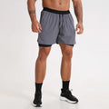 Sportswear Men Gym Shorts 2 in 1 Running Shorts Fitness Wear Dry Fit Custom Logo Oplain Shorts for Men