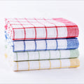 Custom Design Polyester Cotton Cloths Kitchen Dish Tea Towel Supplier Plaid Printing