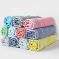 Stripe Beach Towel Women Cotton Tassel Turkish Towel