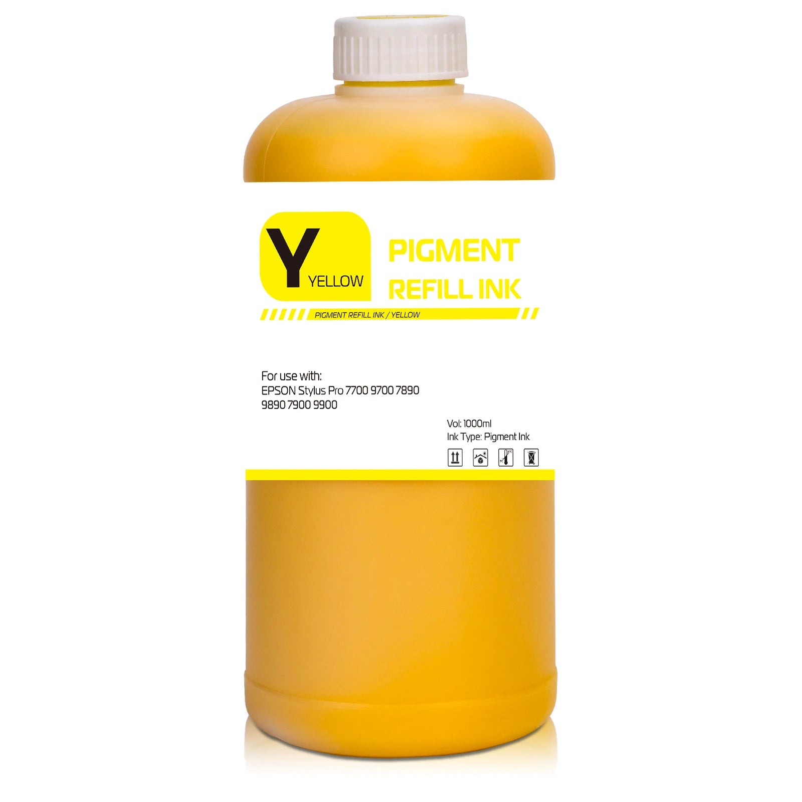 Winnerjet 1000ml Waterproof Art Pigment Ink for Epson ColorWorks TM-C3500 C3510 C3520 C7500 Label Printer