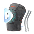 PROIRON Grey Side Stabilizers Open Patella Professional Knee Support Patella Knee Brace