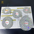New Arrival Iced Out D Color 2MM 3MM 4MM 5MM 6.5MM VVS Moissanite Diamond  925 Sterling Silver Tennis Chain Necklace for Men