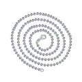 Rhodium Plated Bead Chain Necklace Bracelet Proveedores Silver Stlerline 925 Sterling Silver Chain Ball Chain Yellow Gold