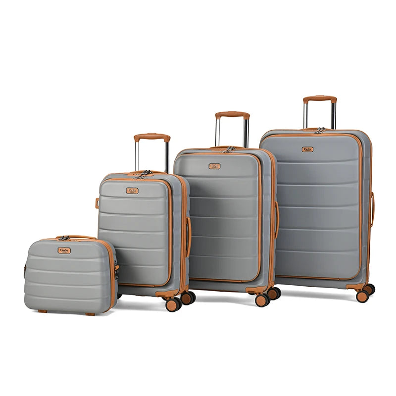 Compact Light Spinner Lightweight Carry on Luggage for Men & Women in Four Sizes TSA Approved Lock & 4 Wheel Glide System