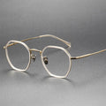 Ultra-Light Pure Titanium Optical Glasses for Men Luxurious Solid Pattern Designer Spectacle Frames