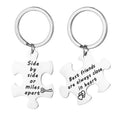 New Arrival Stainless Steel Valentine's Day Puzzle Keychain 'You're My Person' Couple Keychains Vintage Customizable Fashion