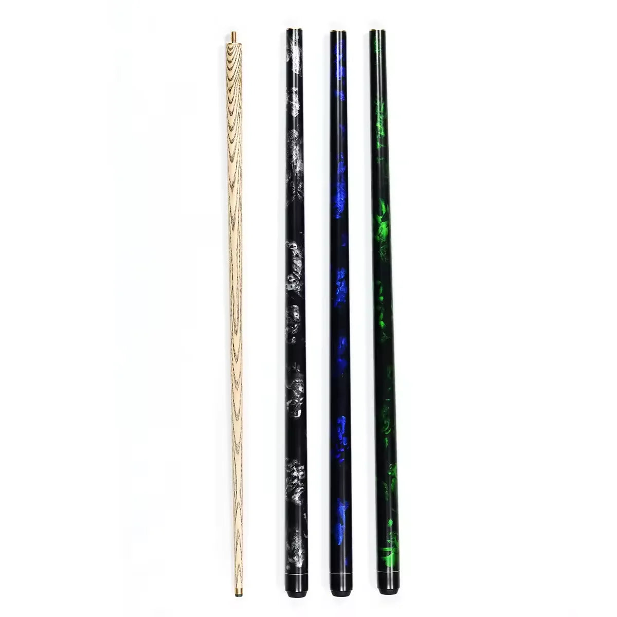 Hot Sell Ash Wood 57" 1/2 Jointed  10mm Cue Tip Billiard Snooker Pool Cue Stick