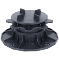 Height Adjustable Polypropylene Black Floor Pedestals Podium Design Support Pedestal XF-T203C 66-100 mm 2000-3000 KG/m2