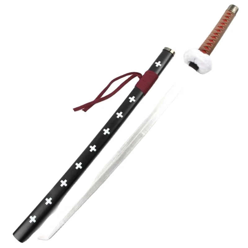 104CM Wooden Katana Sword Luminous Cosplay Disassembly Assembly Toy