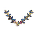 Summer Fashion Women Sandal Slipper Shoe Chain Accessories Gold Plated Colorful Acrylic Shoe Chain Shoes Decoration