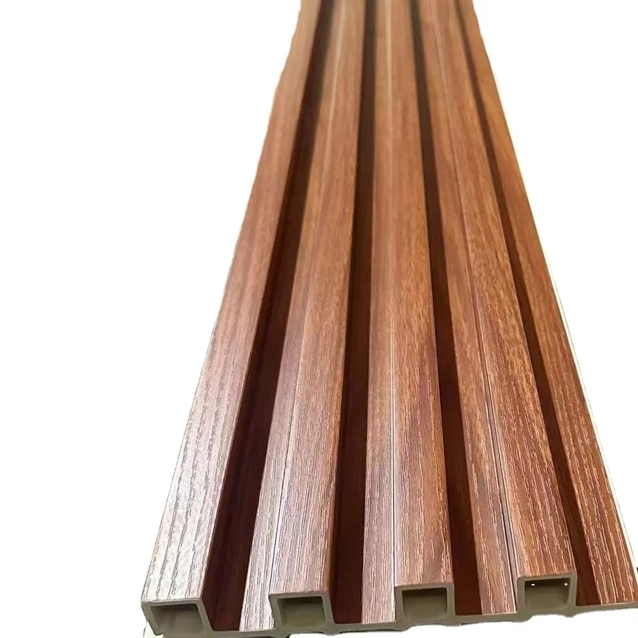 Indoor Partition Wall Board Cladding Fluted Decorative Interior Wpc Wall Panel
