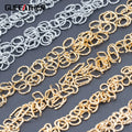 M603   Wholesale 18K Gold Plated Nickel Free Jump Rings Connectors Diy Jewelry Making Accessories