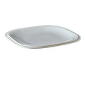 Restaurant Dinnerware Serving 9.5 Inch Nordic Cheap White square Melamine Dinner Plate