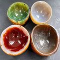 Agate Bowl Natural Raw Agate Rough Stone Crystal Carving Energy Healing Bowl for Home Decoration